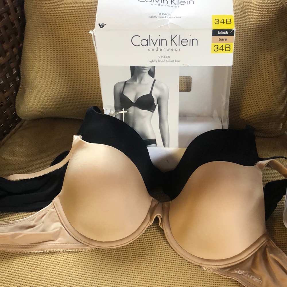 Calvin Klein T-shirt bra 2 pack 34b